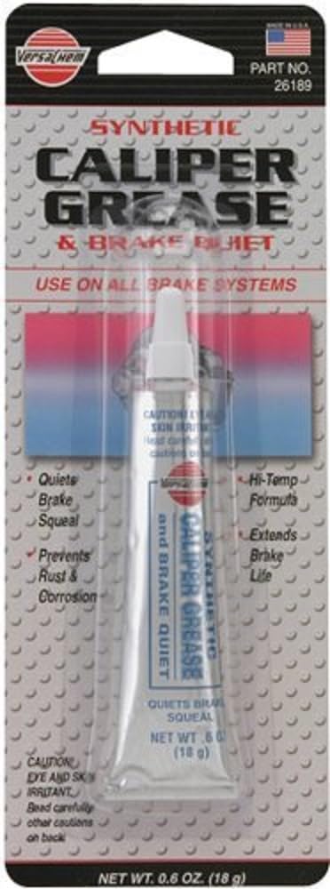 Amazon.com: Versachem 26189 Synthetic Caliper Grease - 18 Grams